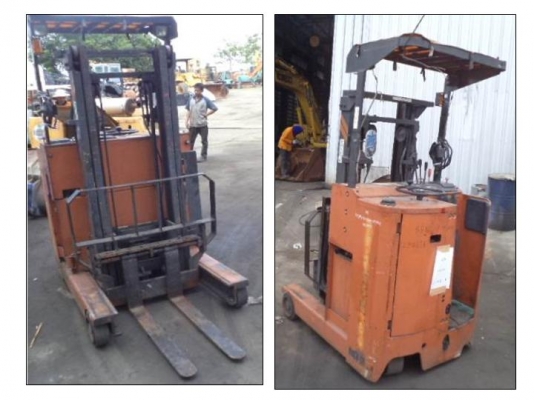 ขาย-รถยกไฟฟ้า SHINKO: 5FBR10Z-V300 ขนาด 1 ตัน เสาสูง  3 เมตร สภาพพร้อมใช้งาน