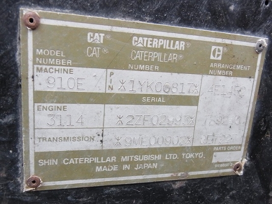 New stock CAT 910E อาร์มยาวพิเศษจากญี่ปุ่น สวย ไม่แพงครับ