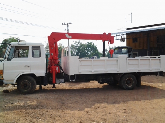 ขายhino FD ติดเครนยูนิค3ตันเครื่องeh 700พร้อมใช้งาน