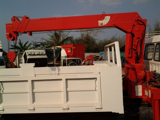 ขายhino FD ติดเครนยูนิค3ตันเครื่องeh 700พร้อมใช้งาน