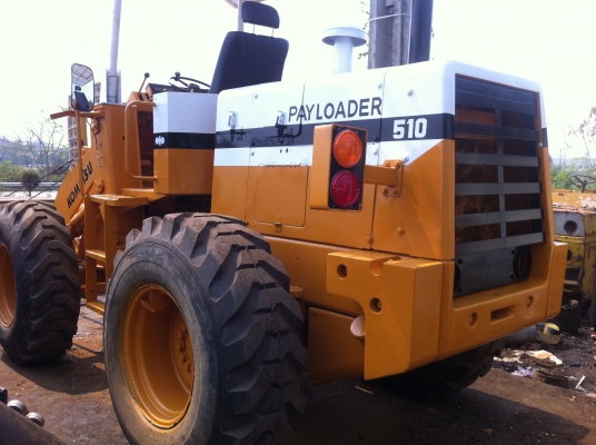 ขายด่วน KOMATSU 510 เครื่องยต์ฟิตใหม่ ระบบเบรคใหม่ ยางใหม่ 4 เส้น เกียร์ดี ทอร์คดี ทำสีใหม่ ต่อแขน ขยายบุ้งกี๋แล้ว สภาพพร้อมใช้งานได้ทันที จัดส่งฟรีทั่วประเทศ ราคาคุยกับเข้าของโดยตรง