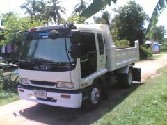 ISUZU DECA 195 HP 6HE1 หกล้อดั๊มพ์ เครื่องแน่นแรงดี หัวเก๋งภายในคอนโซลสวยครบ แอร์เย็น พ.เพาเวอร์ ก.ไฟฟ้า เบรคทริ๊ปฟี้ กระบะดั๊มพ์เหล็ก 6 ตันยาว 3.60 เมตรสภาพสวยดี ช่วงล่างคัชซีสวยไม่มีดาม ยาง 8.25 ขอบ 16 สภาพดี 70\% พร้อมบรรทุกพร้อมใช้งาน เอกสารทะเบียนภาษี