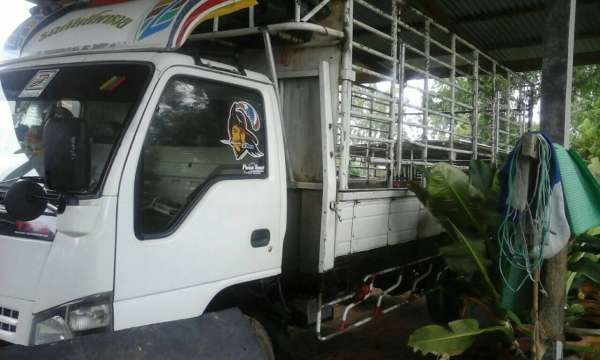 Isuzu NQR 212 แรงม้า ปี52 กะบะยาว 5.8ม. พร้อมหลังคาอย่างงาม