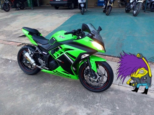 __NINJA300 ท่ออาคา สีเขียว 118,000_79bikeเพชรบูรณ์