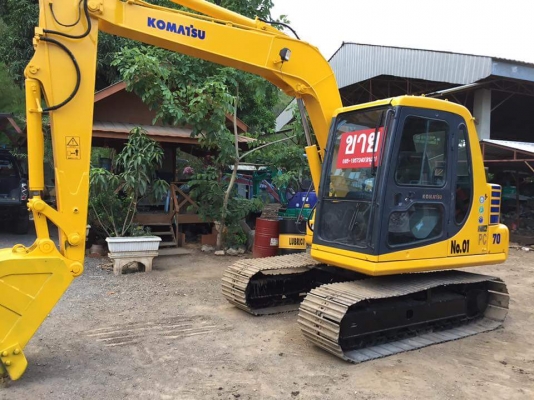ขายรถขุด ยี่ห้อ:KOMATSU แบบ: Pc70-7 รถเก่าแท้ มีเอกสารใบอินวอย รถไม่เคยผ่านการใช้งานในไทย สนใจติดต่อ: 099-907-9273กิ๊ฟ กมลชนก, 099-907-3356ช่างบัง
