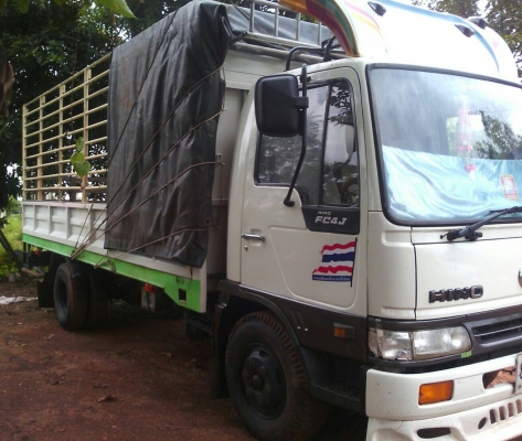 หกล้อ ฮีโน่ FC4J145ปี47ช่วงยาว5.50ม สภาพดีสวยเดิมๆพร้อมใช้ ทะเบียนพร้อมโอน