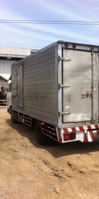 หกล้อ ฮีโน่ FB113wo4d117บรรทุกตู้แห้ง ยาว 5ม รถสภาพดีมากๆสวยบางสีเดิมพายในครบ แอร์เย็นๆ ทะเบียนพร้อมโอน (รถสภาพดีเดิมๆสวยสวยๆน่าใช้) ราคาเบาๆ295,000บ ครับๆ