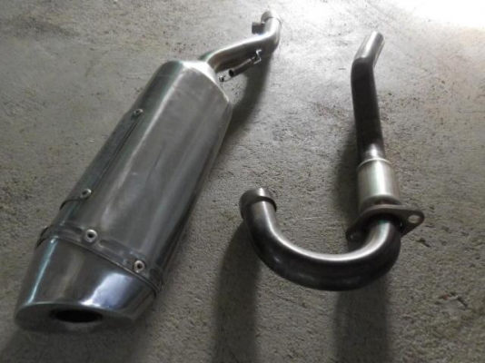 ท่อแลสเสียงแน่นดุ klx140/150มือสอง