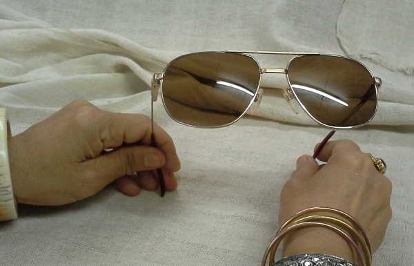 แว่นตาฝรั่งเศสเทพบุตรสุดหล่อ  ALAIN DELON made in France 20KGP  เวรี่บิ๊กไซซ์!