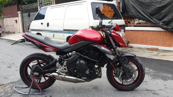 ถูกกว่านี้มีอีกไหม KAWASAKI ER6N ไม่เคยมีอุบัติเหตุ
