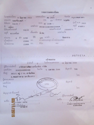 ขายรถขุด วอลโว่ อีซี210บี  เครื่องดีเซล  145แรง