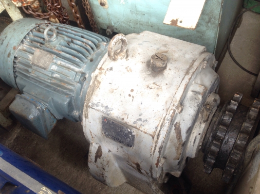 ขายมอเตอร์เกียร์ Teco 15HP. 380V อัตราทด 1:30 สภาพดี วิ่งนิ่ม พร้อมใช้งาน ขายมอเตอร์เกียร์ Teco 15HP. 380V อัตราทด 1:30 สภาพดี วิ่งนิ่ม พร้อมใช้งาน