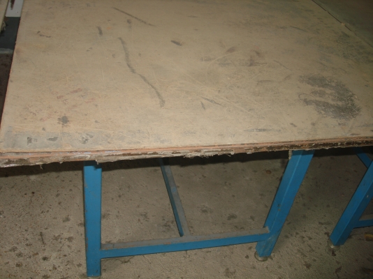 *ขายหมดแล้ว แล้ว *โต๊ะช่าง พื้นโต๊ะปูด้วยเหล็กหนา 15 มม. ( ENGINEERING TABLE )  ขนาด ย2000 x ก1000x ส800 มม.