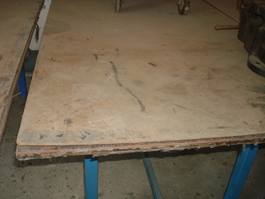 *ขายหมดแล้ว แล้ว *โต๊ะช่าง พื้นโต๊ะปูด้วยเหล็กหนา 15 มม. ( ENGINEERING TABLE )  ขนาด ย2000 x ก1000x ส800 มม.