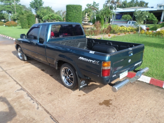 ขายรถกระบะโตโยต้าไมตี้เอ็กแคปปี38 พวงมาลัยพาเวอร์โรงงาน  เครื่องแน่นๆแรงดีไม่มีตกประหยัดน้ำมันสุดๆคัสชีเดิมไม่มีผุช่วงล่างแน่นปึก เอกสารพร้อมโอน ภาษีพรบ. ปี59 แอร์เย็นจัด+แม๊กไลเนอร์+ล้อแม๊ก17ยางดี4เส้น สภาพพร้อมใช้งาน ขายราคา135,000บาท สนใจสอบถามได้ครับ