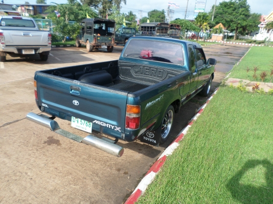 ขายรถกระบะโตโยต้าไมตี้เอ็กแคปปี38 พวงมาลัยพาเวอร์โรงงาน  เครื่องแน่นๆแรงดีไม่มีตกประหยัดน้ำมันสุดๆคัสชีเดิมไม่มีผุช่วงล่างแน่นปึก เอกสารพร้อมโอน ภาษีพรบ. ปี59 แอร์เย็นจัด+แม๊กไลเนอร์+ล้อแม๊ก17ยางดี4เส้น สภาพพร้อมใช้งาน ขายราคา135,000บาท สนใจสอบถามได้ครับ