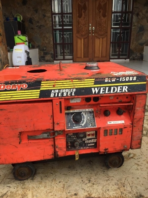 เครื่องเชื่อมภาคสนามพร้อมเครื่องปั้นไฟ DENYO BLW-150SS เครื่องยนต์ ดีเซล พร้อมใช้งาน สนใจโทร. 0818481185 0914902228