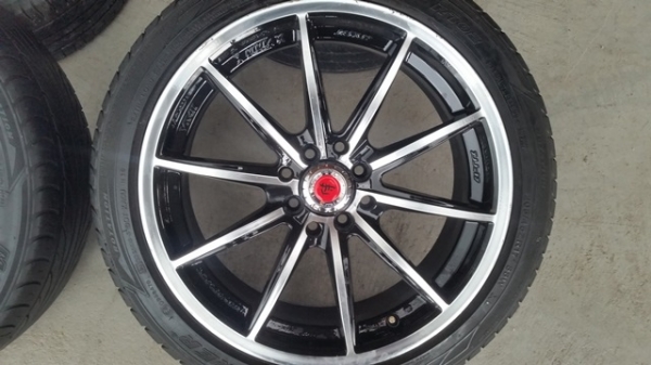 ขายล้อNINJA VR01 17 หน้า7 4รู100-114 พร้อมยาง 4 ล้อ