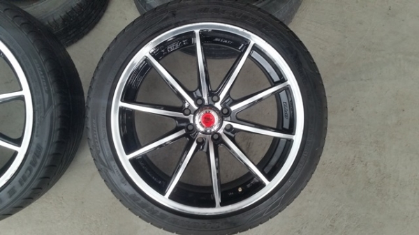 ขายล้อNINJA VR01 17 หน้า7 4รู100-114 พร้อมยาง 4 ล้อ