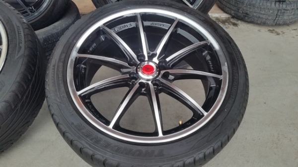 ขายล้อNINJA VR01 17 หน้า7 4รู100-114 พร้อมยาง 4 ล้อ