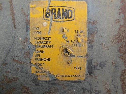 ขายแม่แรงปั้นจั่นBRANO ขนาดใหญ่ของเชคโกสโลวาเกีย ขายแม่แรงปั้นจั่นBRANO ขนาดใหญ่ของเชคโกสโลวาเกีย