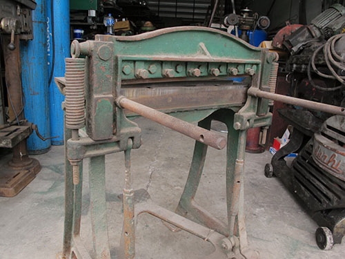 ขายโต๊ะกรรไกรขาเหยียบตัดเหล็กของอเมริกา