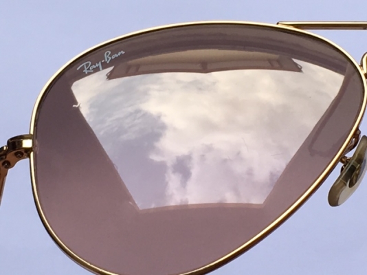 Ray Ban Aviator 3025 001/3E Brown Pink