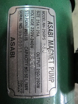 ขายปั๊มน้ำASABI TOKYO JAPANของใหม่ ขายปั๊มน้ำASABI TOKYO JAPANของใหม่