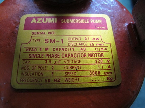 ขายมอเตอร์ปั๊มจุ่มAZUMI JAPAN แท้ของใหม่ครับ ขายมอเตอร์ปั๊มจุ่มAZUMI JAPAN แท้ของใหม่ครับ