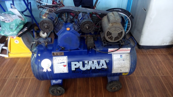 ปั๊มลมพูม่า92ลิตร1แรงใช้งานได้ปกติ