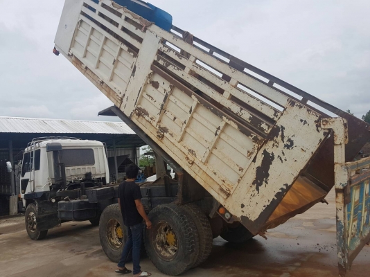 สิบล้อไอ้หลงดั้ม FN527 2เพาเครื่อง6D16เทอโบเครื่องดีคัชซีสวยพรัอมไช้ เอกสารพร้อมโอน