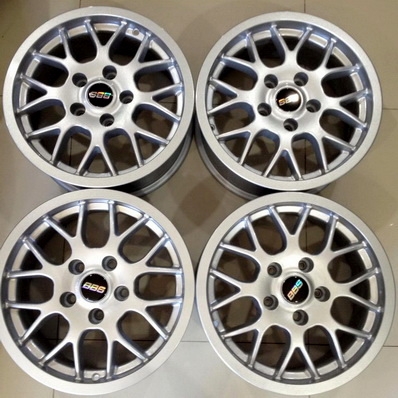 แท้ ลาย BBS 5รู114 กว้าง 7นิ้ว ET38 สวยทั้งชุด