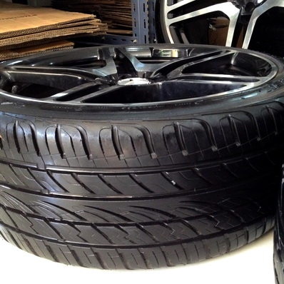 เทียบแท้ หน้า8.5 ET35 หลัง 9.5 ET38 ยางปี 2014 Maxtrex ไม่แตกไม่ร้าว สภาพสวยทั้งชุด ตจวส่งได้