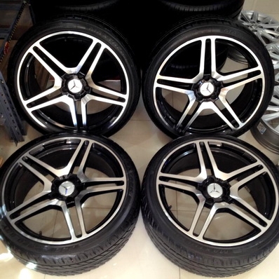 เทียบแท้ หน้า8.5 ET35 หลัง 9.5 ET38 ยางปี 2014 Maxtrex ไม่แตกไม่ร้าว สภาพสวยทั้งชุด ตจวส่งได้