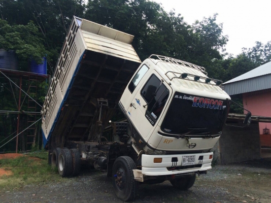 10 ล้อดั้ม 260 แรง HINO FM2KNLD สภาพดี สวยใช้ได้ เล่มพร้อม