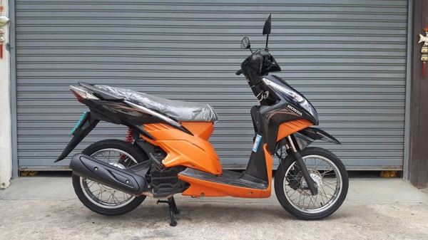 ขออนุญาตขาย HONDA CLICK 110-i NEW รุ่นล่าสุด สีส้มดำ ฟรีค่าโอน