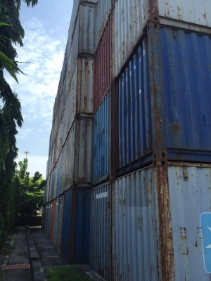 ตู้คอนเทรนเนอร20ฟุตสภาพตามการไช้งานราคาถูกจำนวนมาก