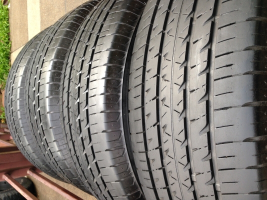 ยาง Firestone 265 65 17 ปี15 ดอกเต็ม ไม่มีปะ เนื้อนิ่มๆ ราคาไม่แพง