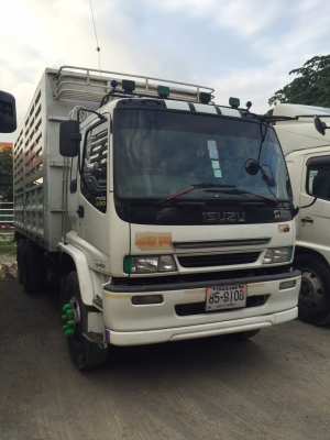 ขายรถ10ล้อ อีซูซุ FVM 230 เพลาเดียวกระบะพร้อมคอก ยาว.5ม. สนใจติดต่อ 081-6577048