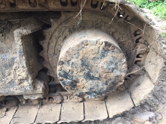 ขายรถแบคโฮ CATERPILLAR E120B เครื่อง 6D14 แอร์เย็น รถสมบูรณ์มาก สนใจโทร 081-970-1072