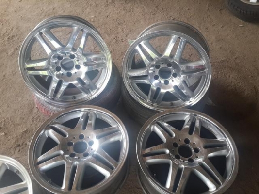 ขายล้อbrabus block 6R18กว้าง 8.5ทั้ง 4วงคับล้อแท้ คับ ขาย 21500 0813122649 0943384824