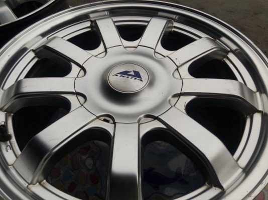 แม็กกระบะ 6 รู ขอบ 17 กว้าง 8 สีไฮเปอร์ หล่อๆ