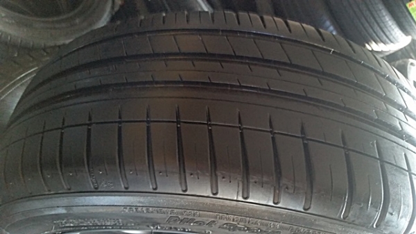 ขายล้อใหม่ P1 ขอบ15 4รู100 หน้า7 พร้อมยาง\%ปี14  4 ล้อ