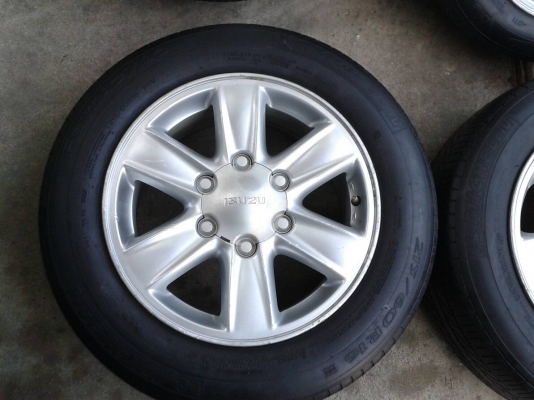 ขอบ16นิ้ว6รู อีสุ พร้อมยาง สวยๆ 4 ล้อ ราคา 5500 บาท ขอบ16นิ้ว6รู อีสุ พร้อมยาง สวยๆ 4 ล้อ ราคา 5500 บาท