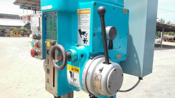 ** SOLD ** แท่นสว่านเจาะต้าปออโต้ญี่ปุ่นรุ่นหนัก KIWA Made in JAPAN เจาะต้าปออโต้รุ่นใหญ่สภาพเทพคัดมาด้วยใจมาดูมาเทสได้เลย!!