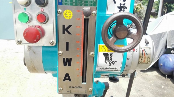 ** SOLD ** แท่นสว่านเจาะต้าปออโต้ญี่ปุ่นรุ่นหนัก KIWA Made in JAPAN เจาะต้าปออโต้รุ่นใหญ่สภาพเทพคัดมาด้วยใจมาดูมาเทสได้เลย!!