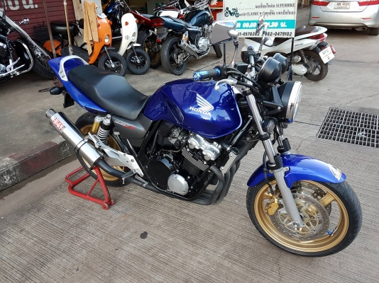 ขายคับ HONDA CB400 TECH3 ปี2006 เก็บงานมาใหม่สีสวย ท่อแต่ง แฮนด์บาร์ อินวอยส์ สรรพสามิตร ราคา 95000 บาท ส่งได้ทั่วไทยคับ สนใจติดต่อ 081-0578282 FACEBOOK ชาญณรงค์ ป๊อป ชัยอมฤต ไอดีไลน์ POPBIGBIKESAKON คับ สนใจรถสวย ถูก ดี ต้อง POP BIGBIKE SAKONNAKHON คลิปว