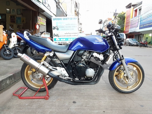 ขายคับ HONDA CB400 TECH3 ปี2006 เก็บงานมาใหม่สีสวย ท่อแต่ง แฮนด์บาร์ อินวอยส์ สรรพสามิตร ราคา 95000 บาท ส่งได้ทั่วไทยคับ สนใจติดต่อ 081-0578282 FACEBOOK ชาญณรงค์ ป๊อป ชัยอมฤต ไอดีไลน์ POPBIGBIKESAKON คับ สนใจรถสวย ถูก ดี ต้อง POP BIGBIKE SAKONNAKHON คลิปว
