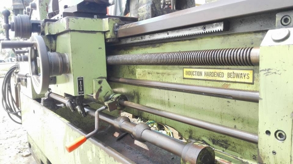 ** SOLD ** แท่นกลึง GOODWAY 6 ฟุต เกียร์บล็อค 4 เพลาเด้งเบรค/มีปั้มน้ำ/สามขา/ถอดคอม้าได้/นิ้วมิลในตัว เครื่องสวยรางคมมาเทสก่อนได้!!