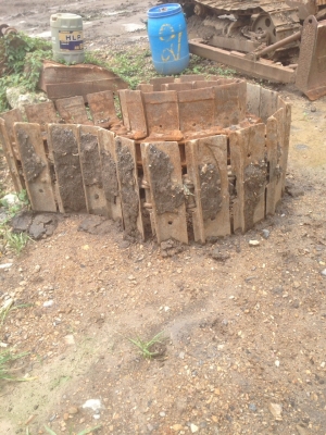 โซ่พร้อมใบ Cat D4D กว้าง50